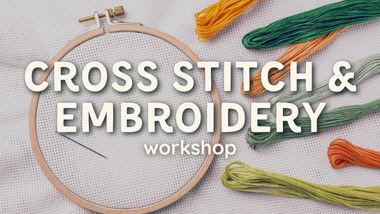 cross stitch and embroidery workshop