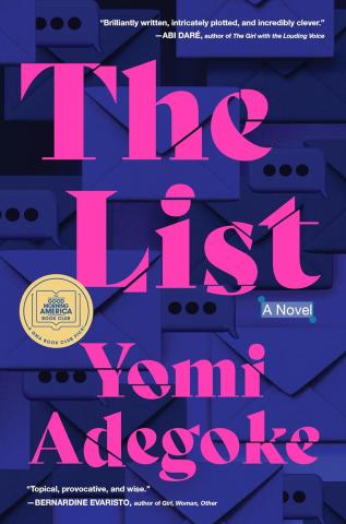 Book cover of The List by Yomi Adegoke