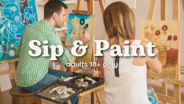 Sip and paint for adults